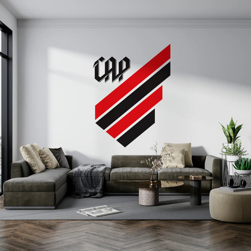 Adesivo Athletico-pr Cap 140x105cm - Furacão Gigante Club Athletico Paranaense - Athletico-pr