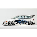 Adesivo Lateral Carro Venom Bleach Lobo 189x70cm