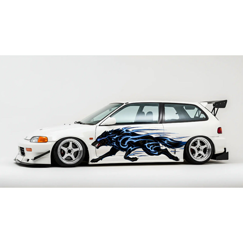 Adesivo Lateral Carro Venom Bleach Lobo 189x70cm