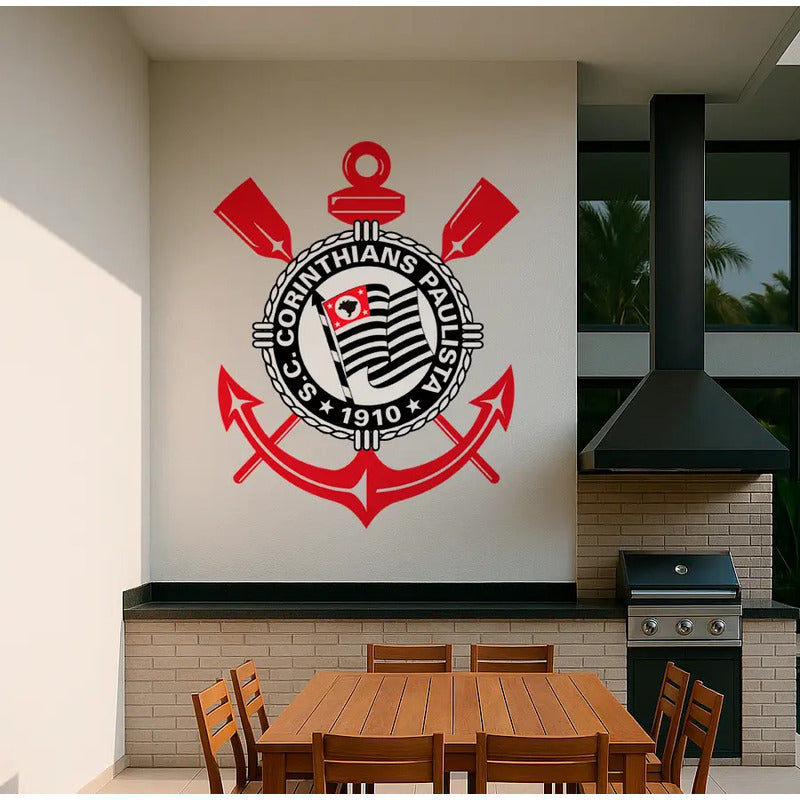 Adesivo Corinthians 150x120cm - Gigante Como Sua Paixão
