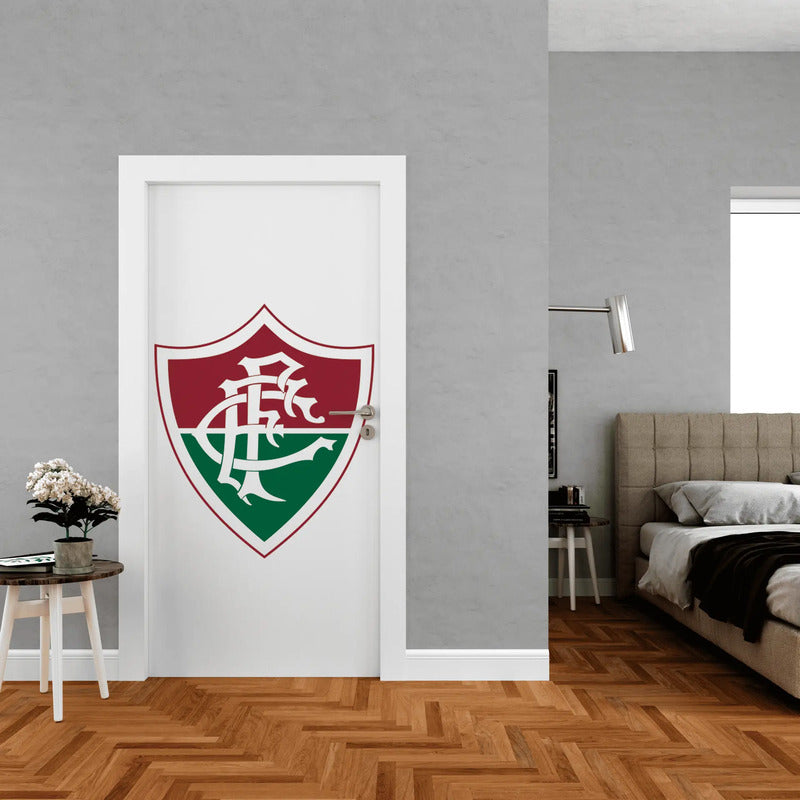 Adesivo De Porta Fluminense - A História Do Flu Na Sua Casa Adesivo De Porta Fluminense Paixão - Que Vem De Gerações