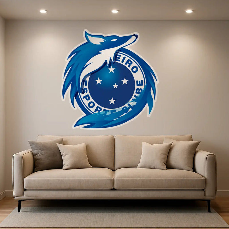 Adesivo Cruzeiro Raposa  Lançamento Exclusivo 120x120 Cm