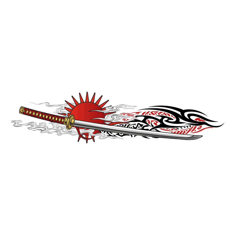 Adesivo Carro Tuning Dragão Japonês 189x70cm - Poder E Arte