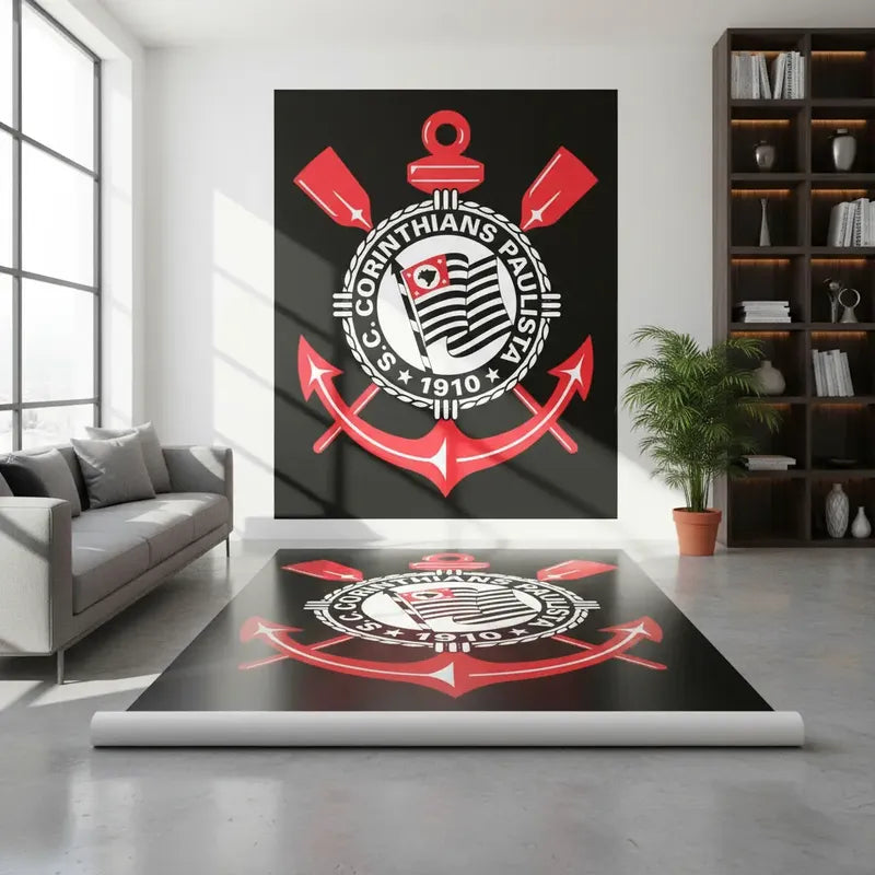 Adesivo Corinthians 110x140cm - Gigante Como Sua Paixão