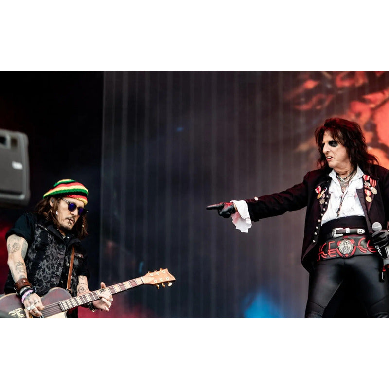 Adesivo Alice Cooper  O Rock Na Veia Na Sua Parede