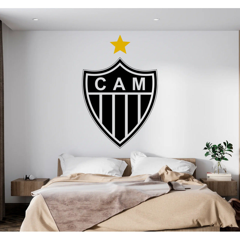 Adesivo Atlético Mineiro Gigante 140x93cm - A Força Do Galo Adesivo Do Clube Atlético Mineiro - Galo