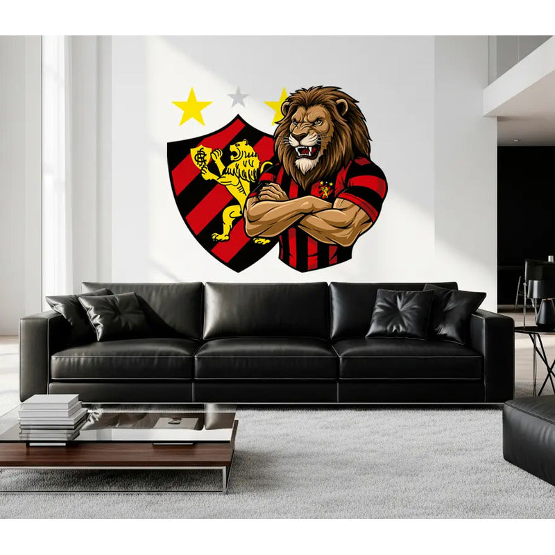 Adesivo Gigante Sport Recife 140x106cm - Leão Da Ilha