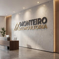 Logo Alto Relevo Pvc 20mm 500cm Para Fachada Personalizado