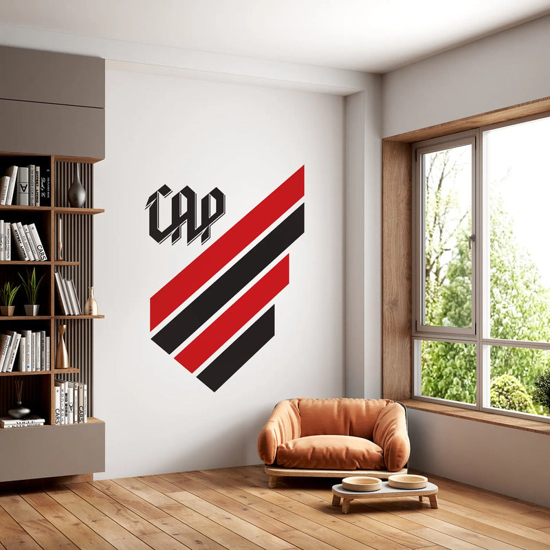 Adesivo Athletico-pr Cap 140x105cm - Furacão Gigante Club Athletico Paranaense - Athletico-pr