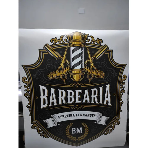 Adesivo Barbearia Gigante 140cm - Diversos Modelos