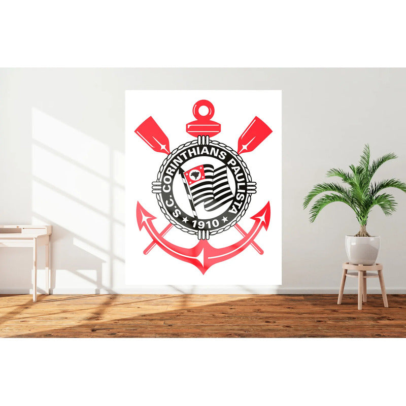 Adesivo Corinthians 3,50x3,50m - Gigante Como Sua Paixão