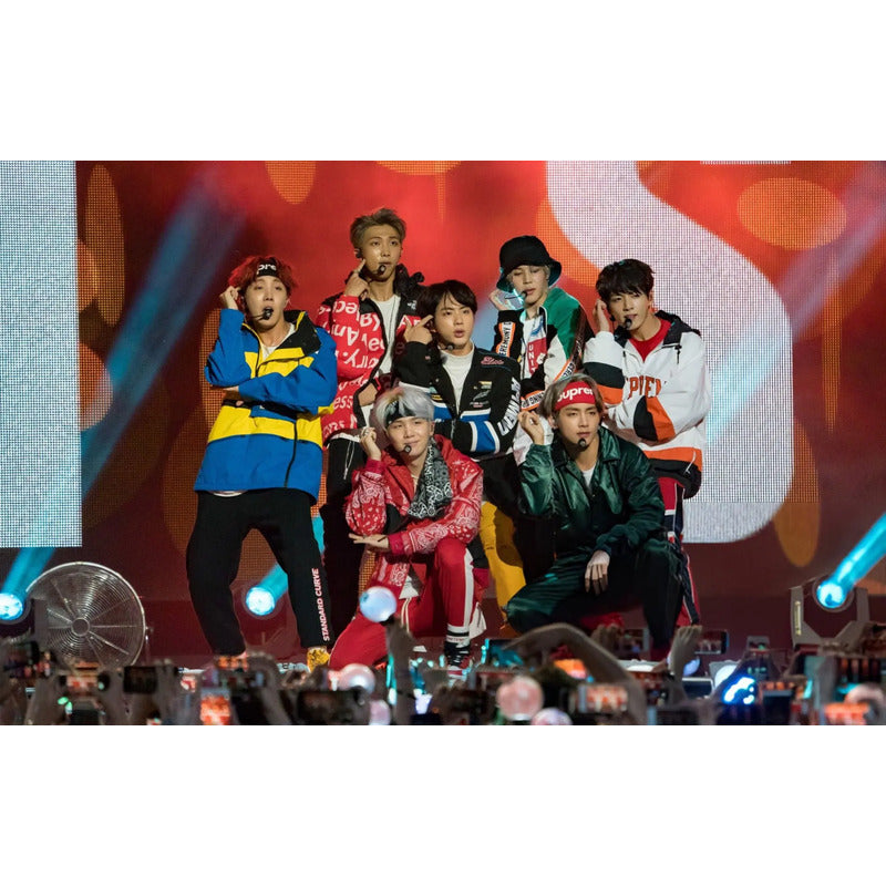 Adesivo Bts K-pop Gigante 140x90cm - Fãs De Verdade Bts - O Rei Do K-pop