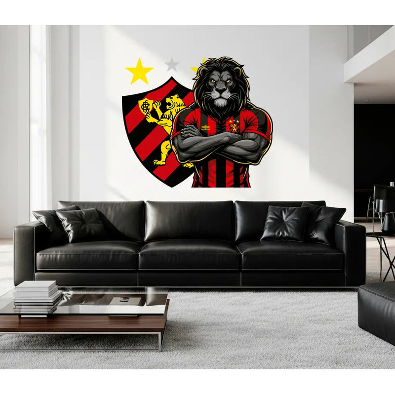 Adesivo Gigante Sport Recife 140x106cm - Leão Da Ilha