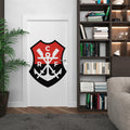 Adesivo De Porta Flamengo Remo - Decore Com Raça Rubro-negra