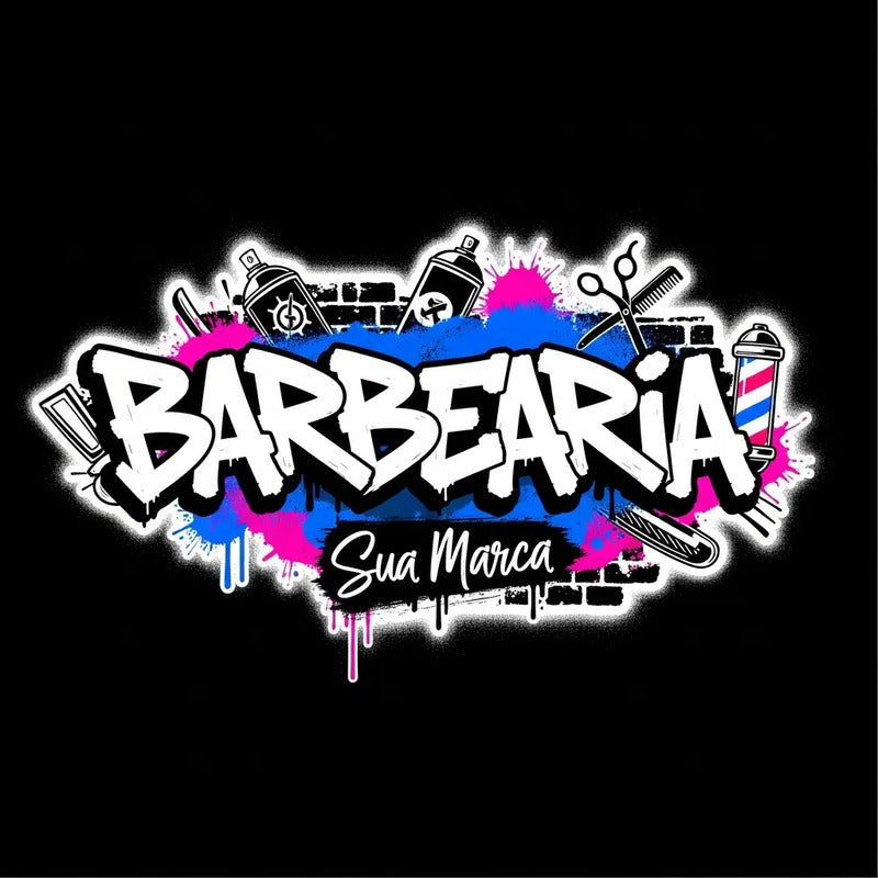 Adesivo Barbearia Gigante 140cm - Diversos Modelos