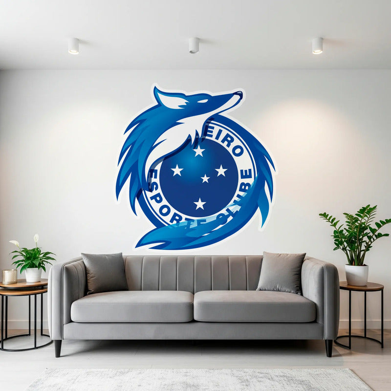 Adesivo Cruzeiro Raposa  Lançamento Exclusivo 120x120 Cm
