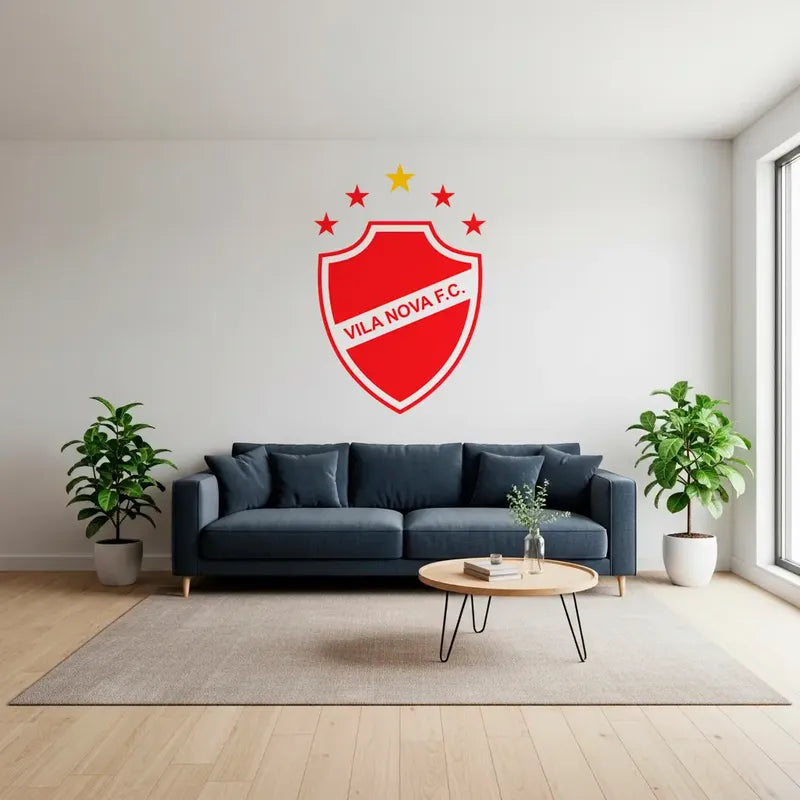 Adesivo Vila Nova Fc Escudo Gigante 140x95cm Vila Nova Fc