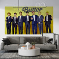 Adesivo Bts K-pop Gigante 140x90cm - Fãs De Verdade Bts - O Rei Do K-pop