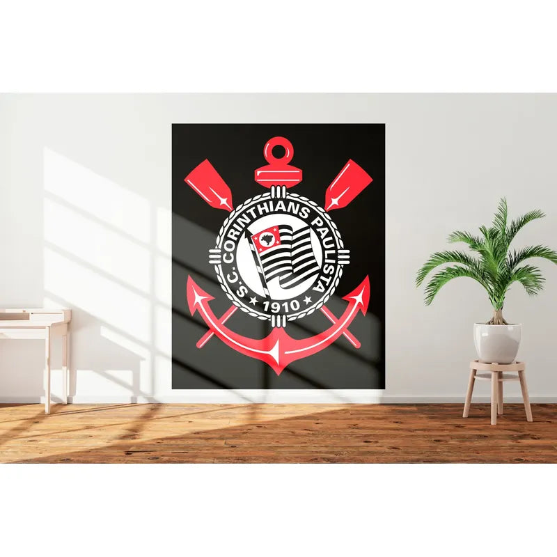 Adesivo Corinthians 100x79cm - Gigante Como Sua Paixão