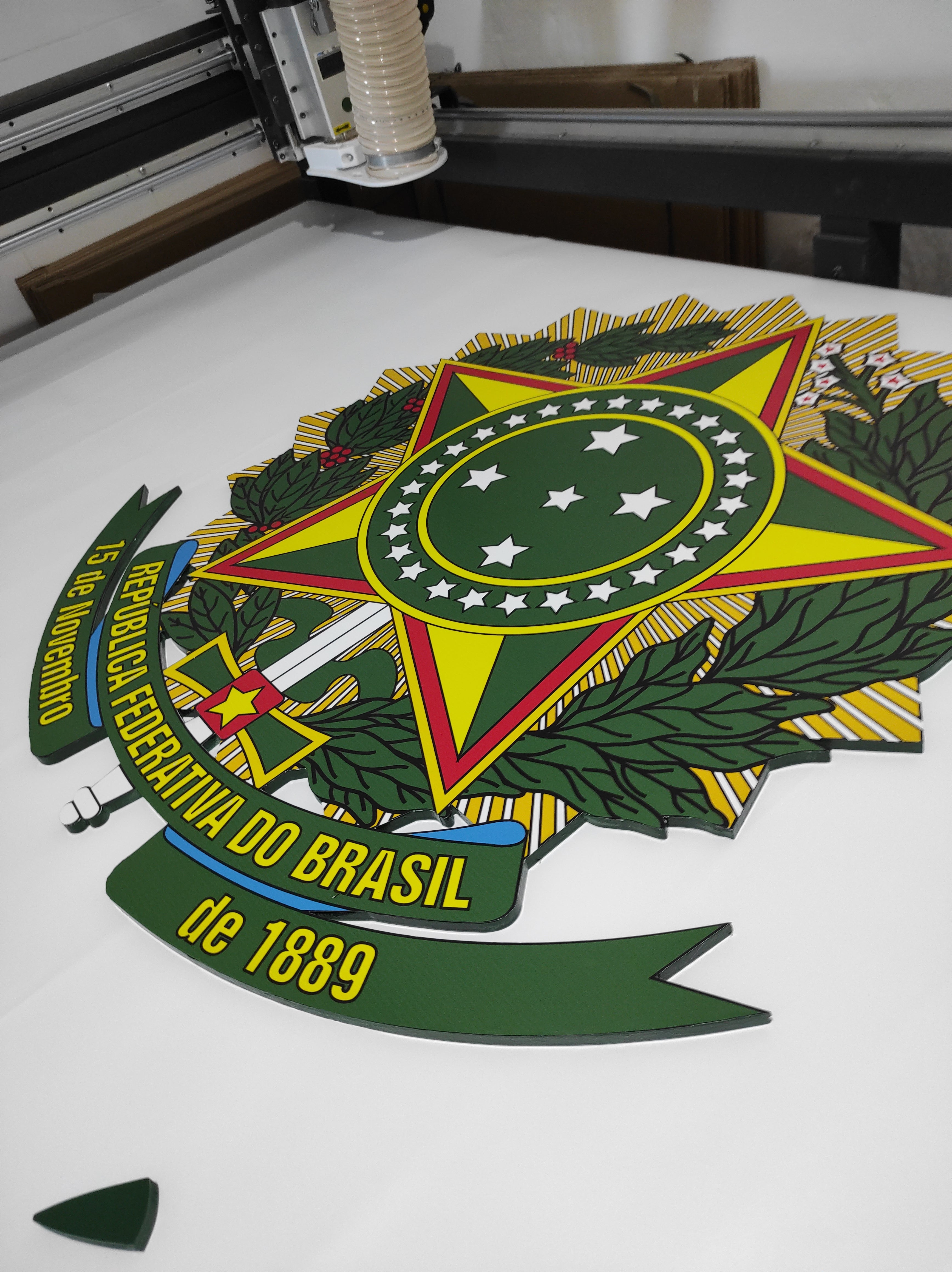 Logo Em Alto Relevo Pvc 20mm Letreiro Fachada 70cm Sua Logo Em Alto Relevo