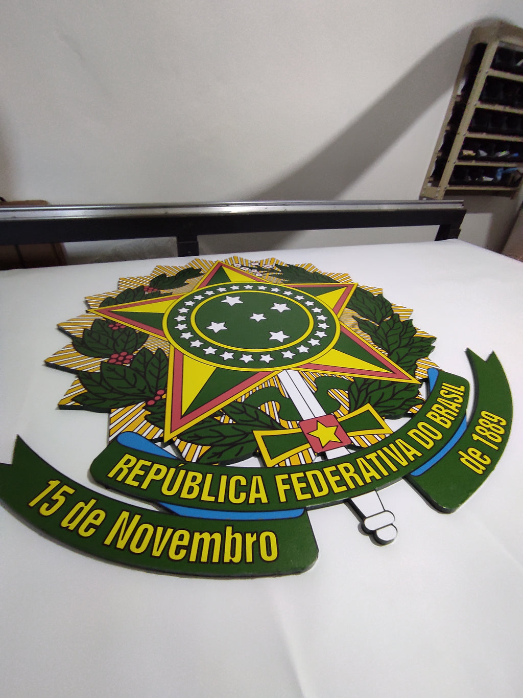 Logo Em Alto Relevo Pvc 20mm Letreiro Fachada 70cm Sua Logo Em Alto Relevo