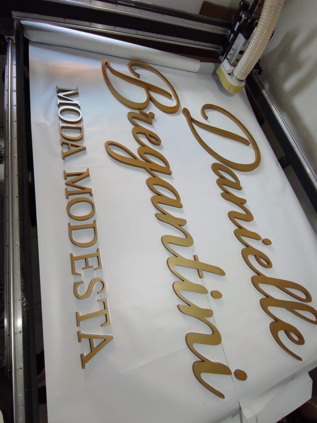 Logo Alto Relevo Pvc 20mm 500cm Para Fachada Personalizado